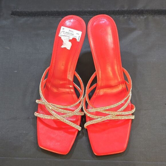 BRAND NEW WILD DIVA RHINESTONE EMBELLISHMENTS ELEGANT STILETTO  HEELS SA… - Picture 3 of 14